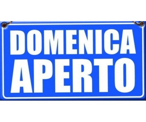 APERTI TUTTE LE DOMENICHE DALLE 10:00 ALLE 18:00 NEL PUNTO VENDITA DI VIALE DI CASTELPORZIANO 434